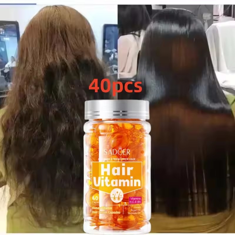 Hair Care Vitamin E - 40Pcs Hair Vitamin Capsule Oil Hair