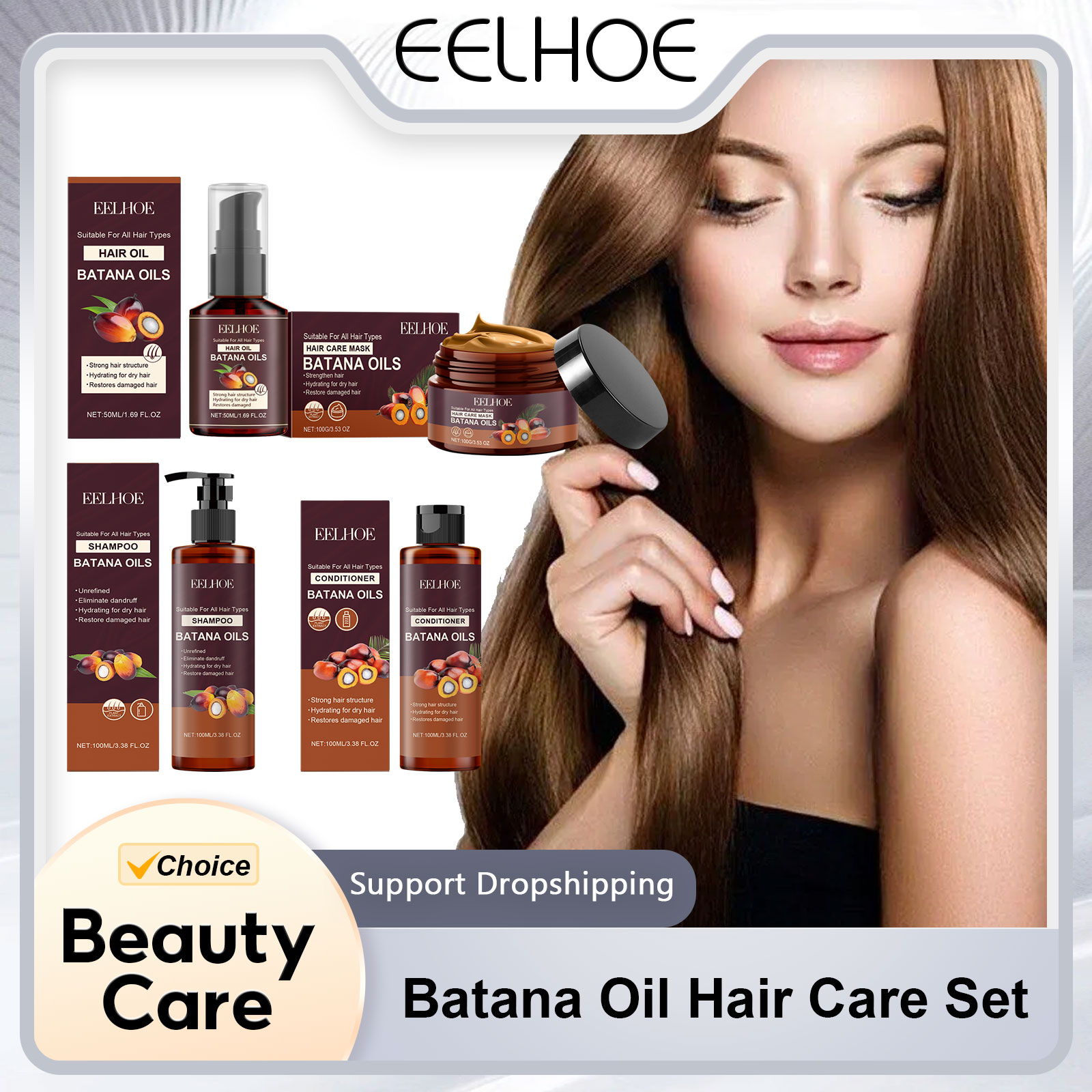 Hair Care Vitamin E - Batana Oil Hair Care Set Nourishing
