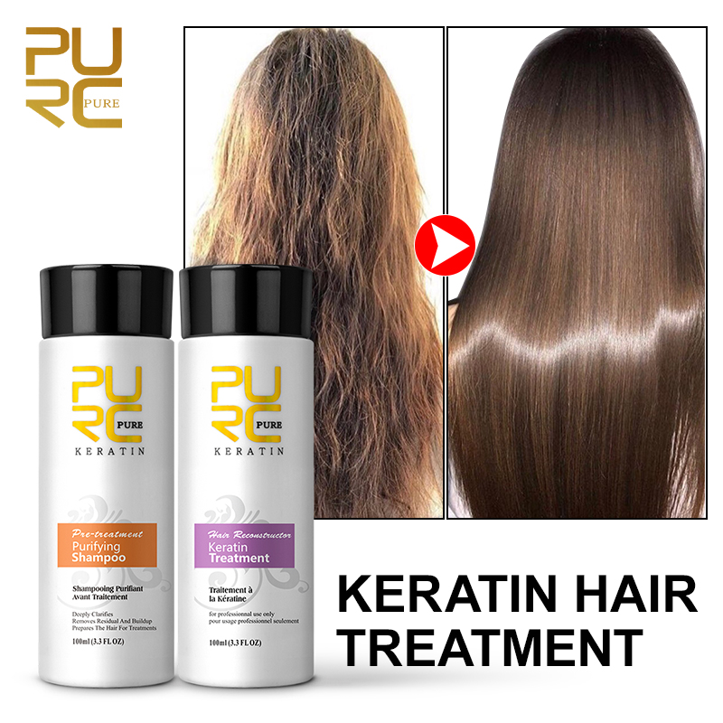 Hair Care Keratin Shampoo - PURC Brazilian Keratin Hair Treatment for