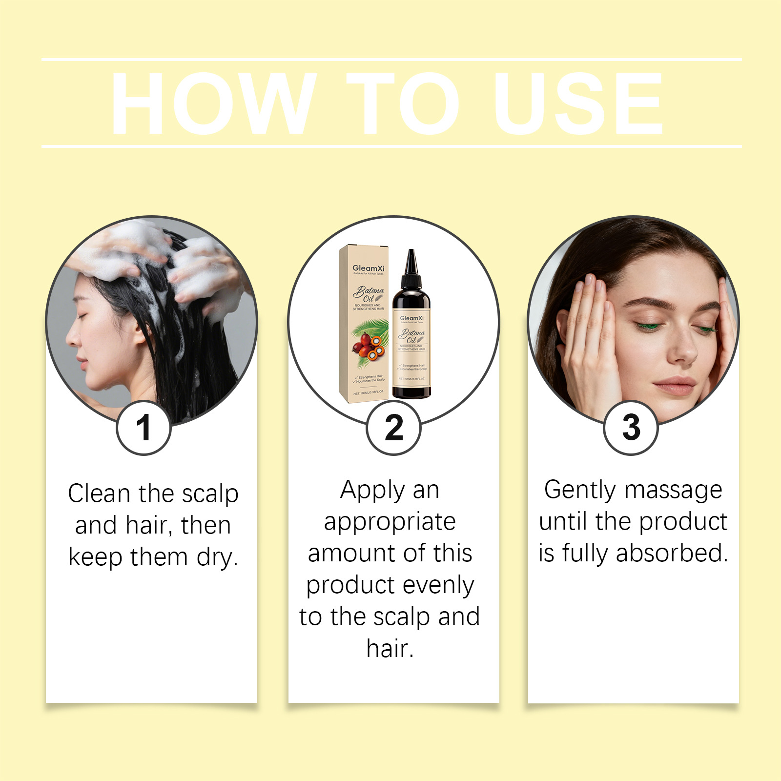 Hair Care Natural - Batana Hair Essential Oil Strengthen Hair