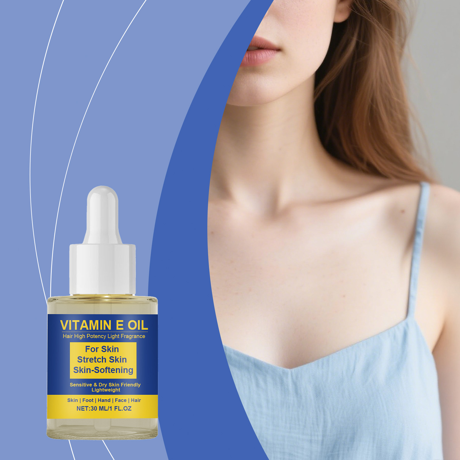 Hair Care Vitamin E - Vitamin E Oil - Gentle Hydration,