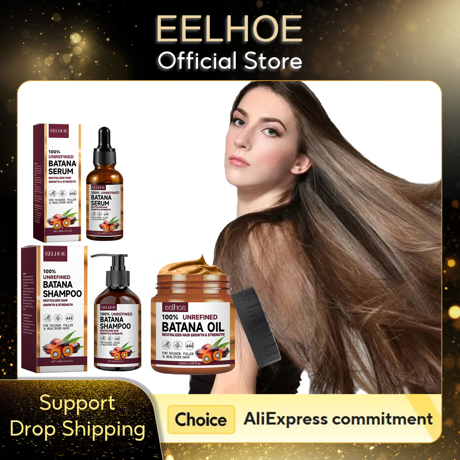 Hair Care Keratin Shampoo - EELHOE Natural Batana Oil Deep Moisturizing
