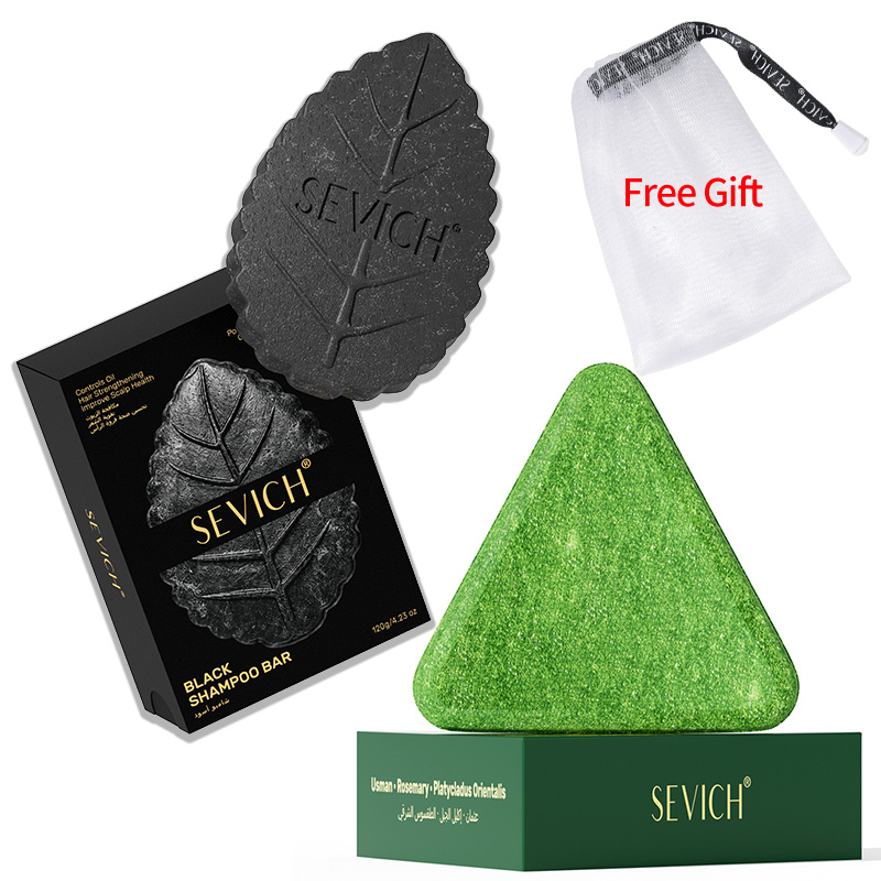 Hair Care Natural Products - Sevich Black Hair Soap Darkening Hair