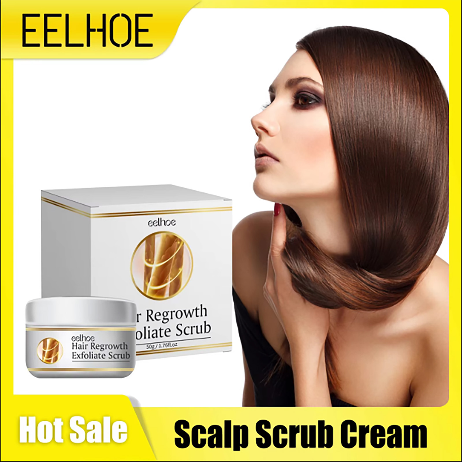Scalp Scrub Cream Strengthen R - Hair Care Natural Products ulasan dan harga