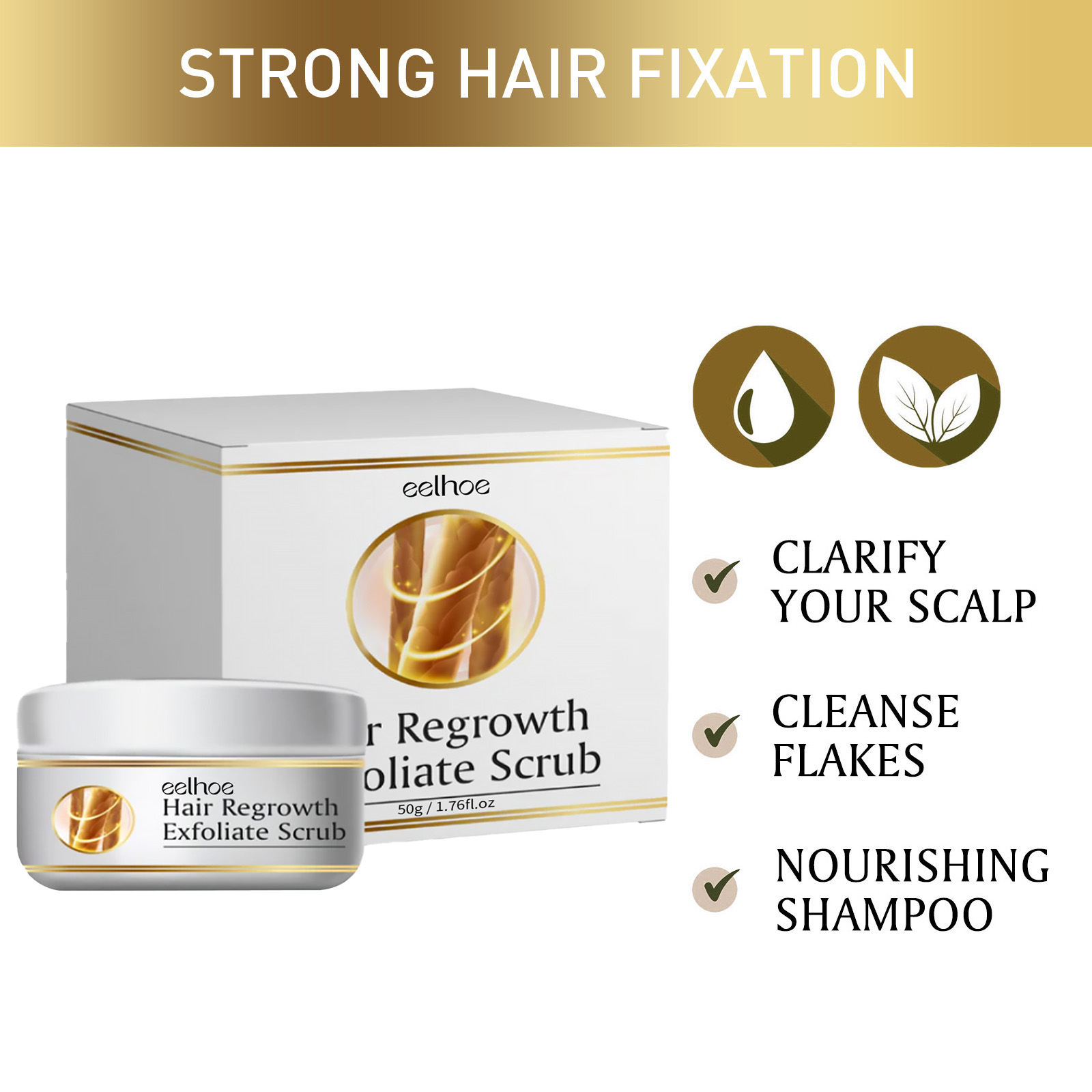 Scalp Scrub Cream Strengthen R - Hair Care Natural Products ulasan dan harga