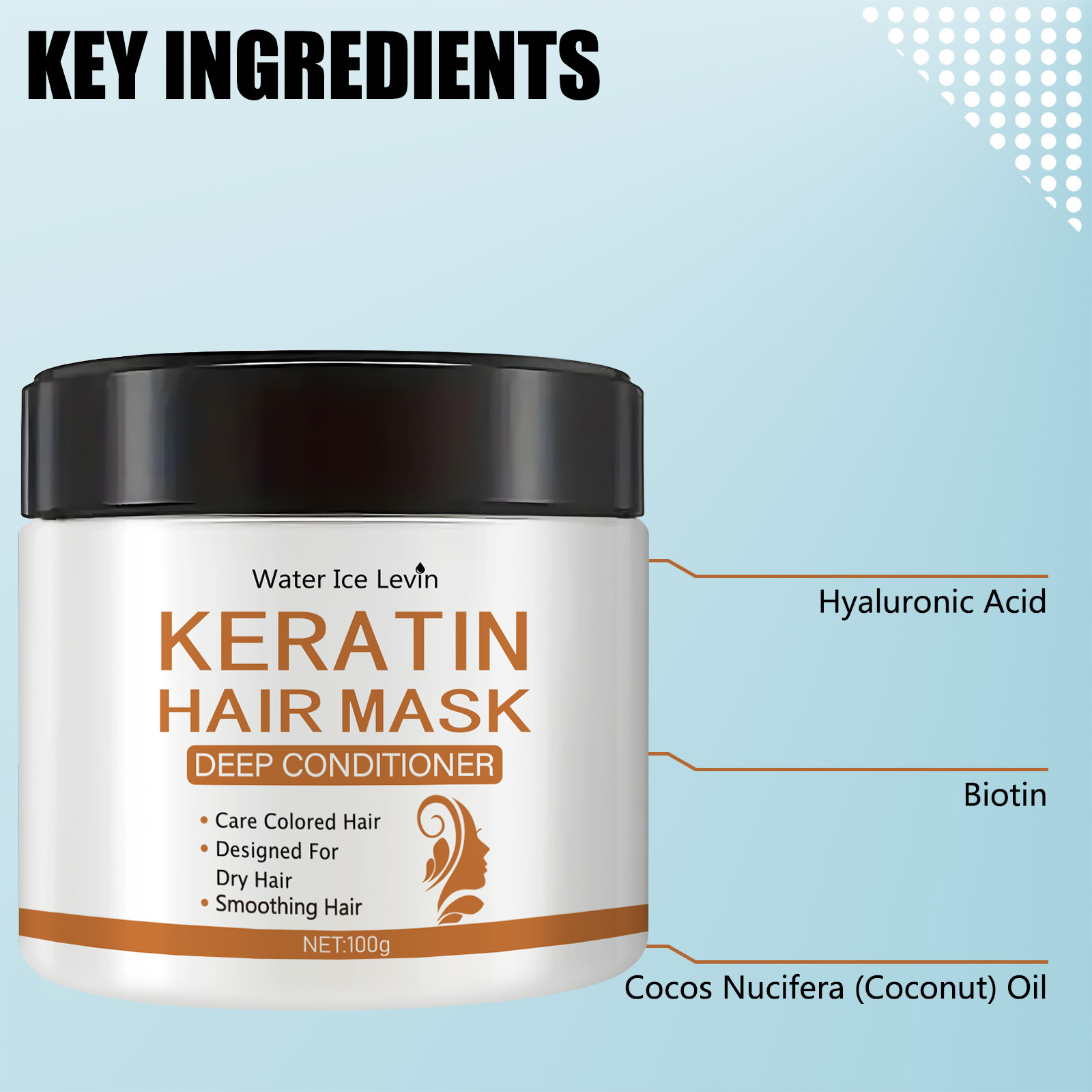 Keratin Hair Mask - Deep Condi - Hair Care Dupes ulasan dan harga