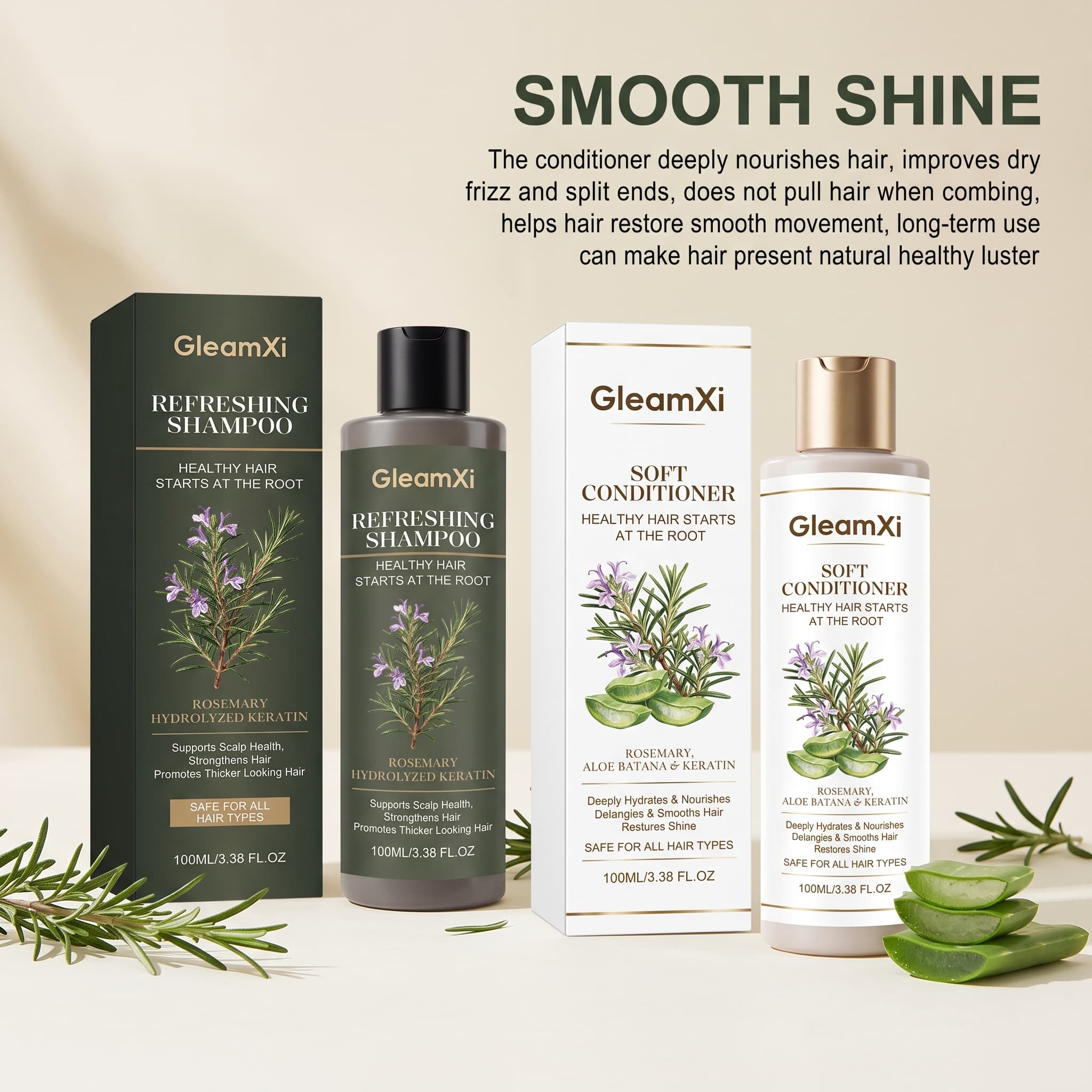 Rosemary Shampoo Conditioner S - Hair Care Keratin Shampoo ulasan dan harga