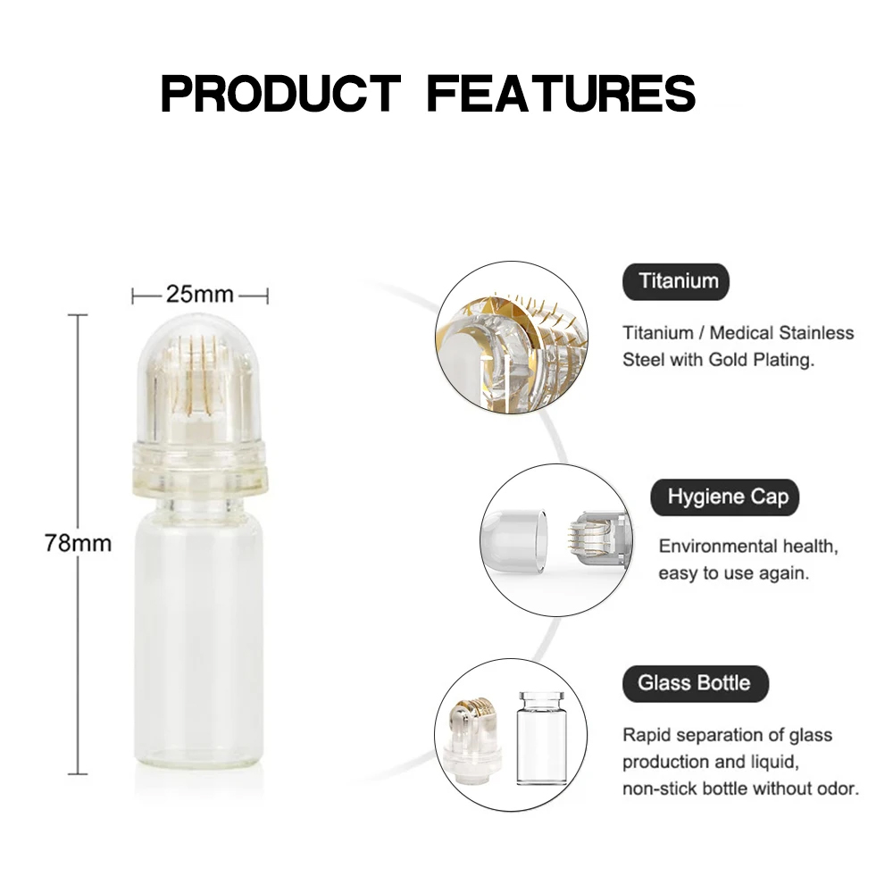 Hydra Derma Roller 64pin Micro - Hair Care Serum ulasan dan harga