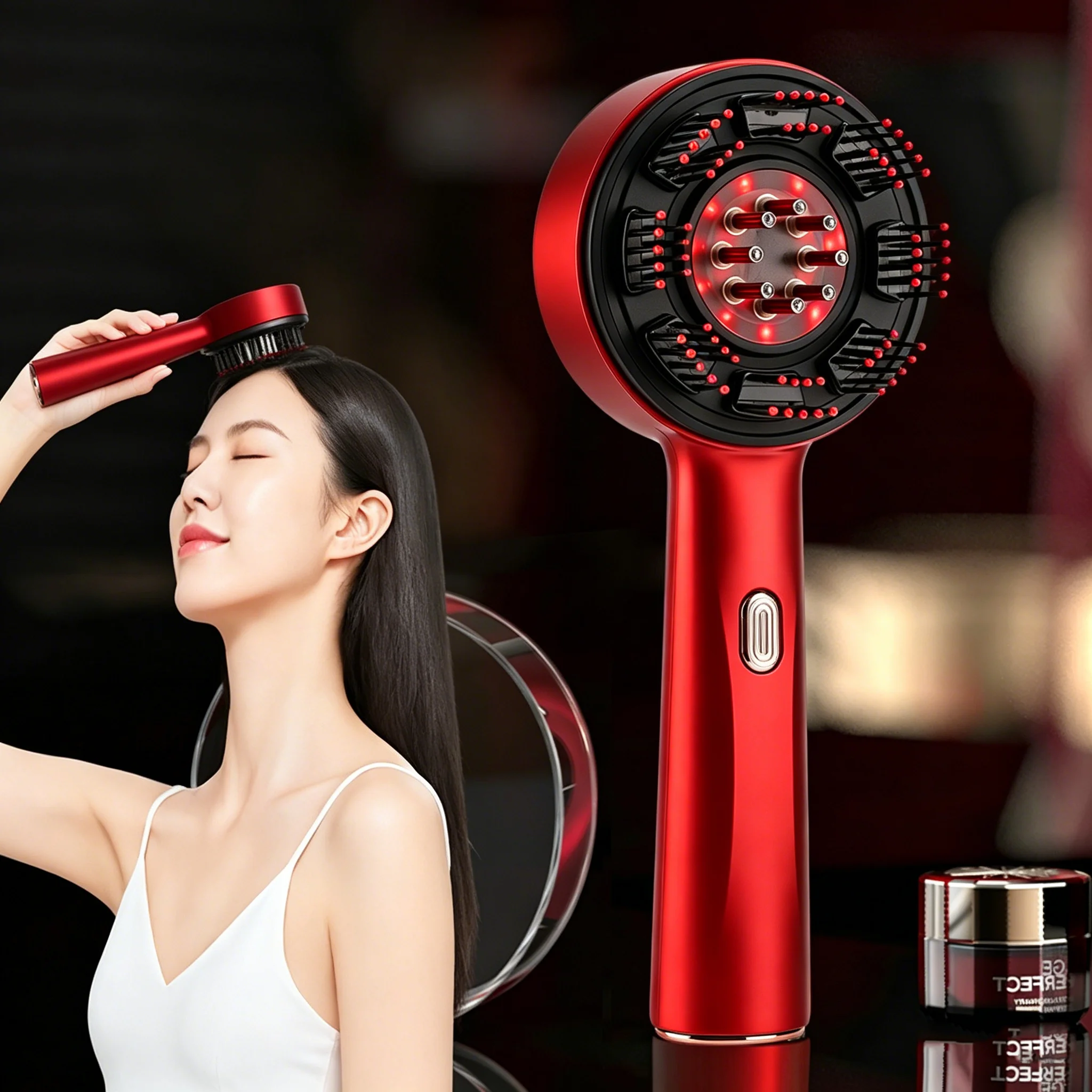 Electric Massage Comb Portable - Hair Care Growth ulasan dan harga