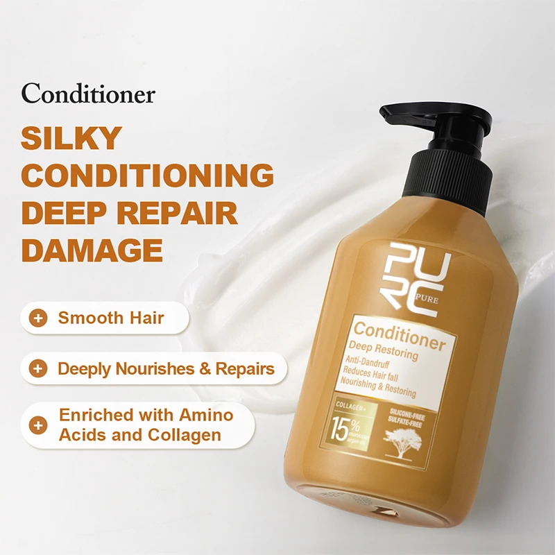 PURC Morocco Argan Oil Shampoo - Hair Care Keratin Shampoo ulasan dan harga