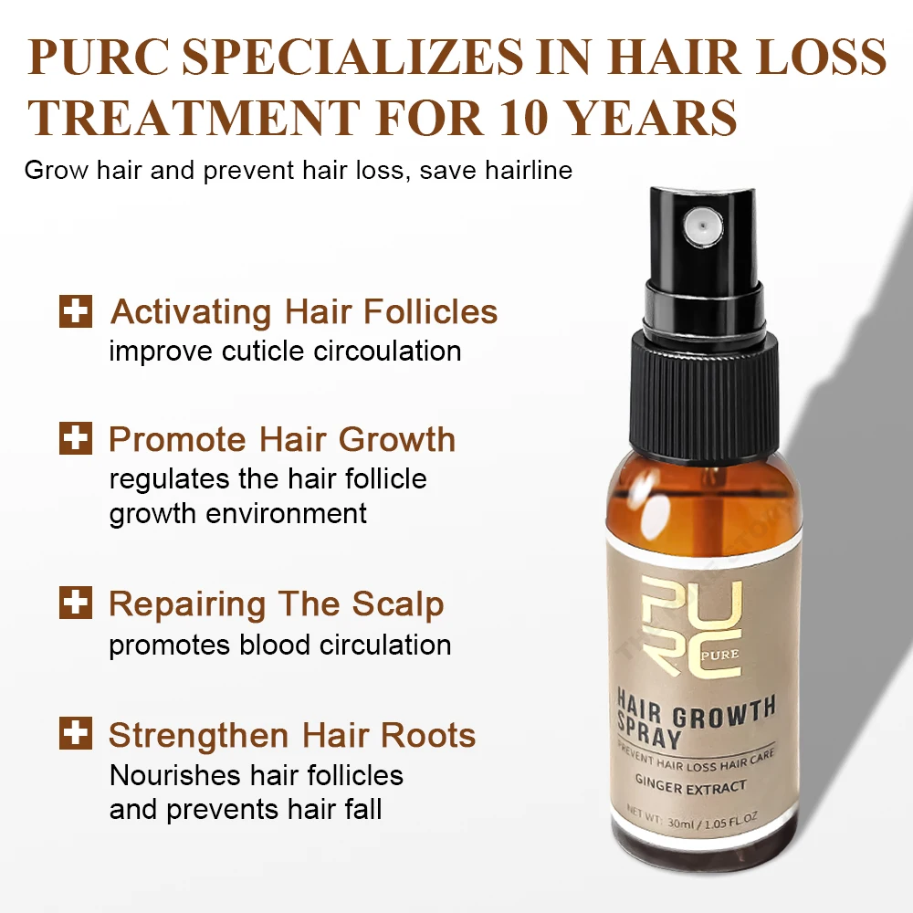 PURC Ginger Hair Spray Root St - Hair Care Serum ulasan dan harga