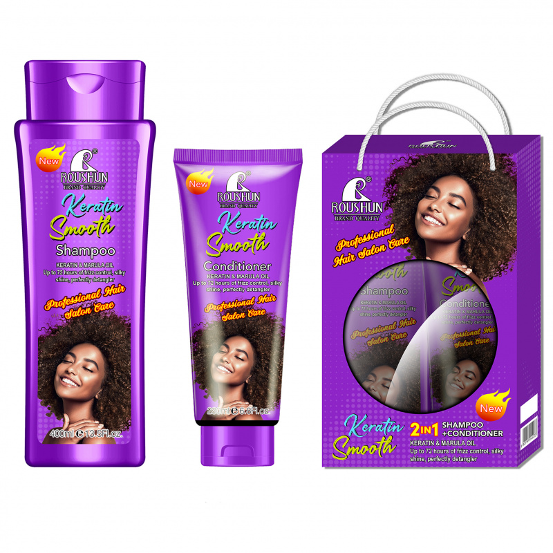 Keratin Shampoo + Conditioner  - Hair Care Keratin Shampoo ulasan dan harga