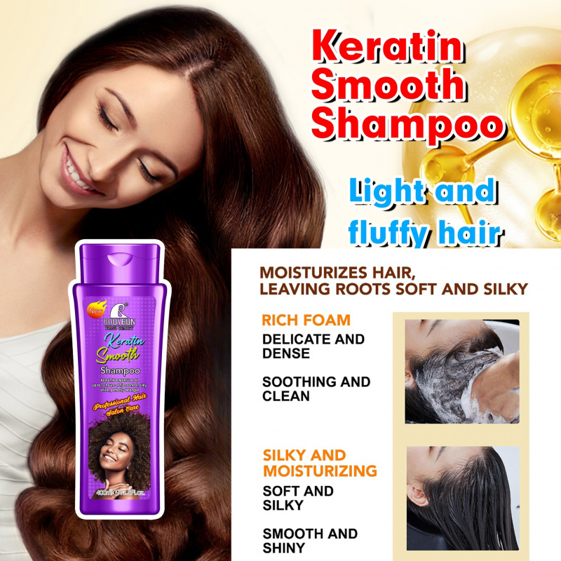 Keratin Shampoo + Conditioner  - Hair Care Keratin Shampoo ulasan dan harga
