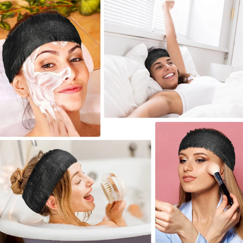 100 Pcs Disposable Headbands N - Hair Care Journey ulasan dan harga