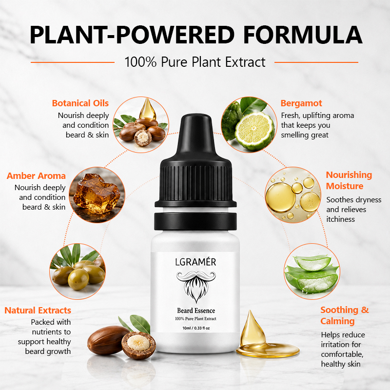 Men's Beard Growth Serum Nouri - Hair Care Serum ulasan dan harga