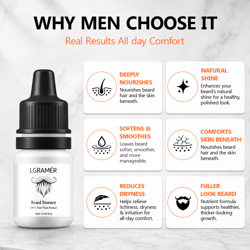 Men's Beard Growth Serum Nouri - Hair Care Serum ulasan dan harga