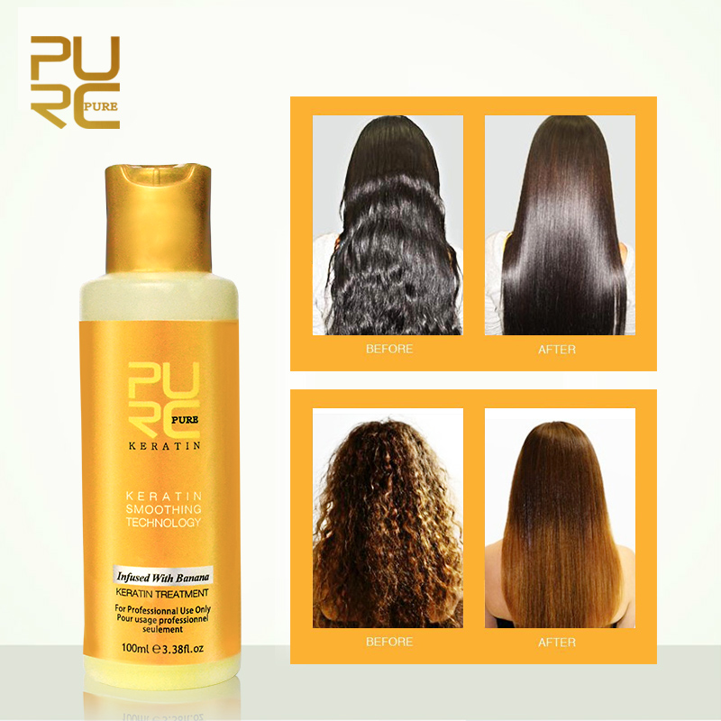 PURC Banana Flavor Keratin and - Hair Care Keratin Shampoo ulasan dan harga