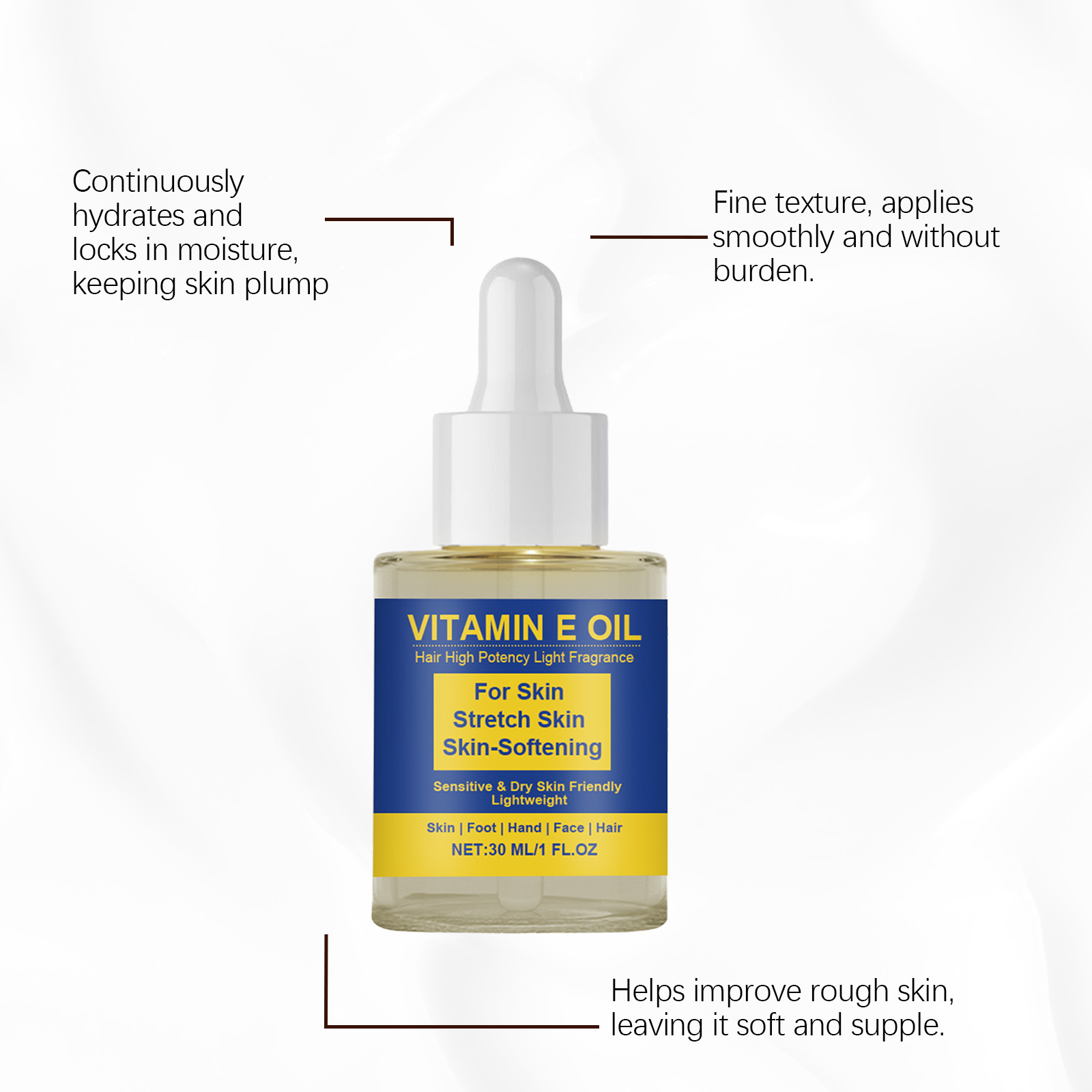 Vitamin E Oil - Gentle Hydrati - Hair Care Vitamin E ulasan dan harga