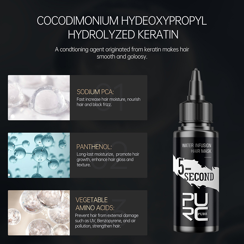PURC Hair Treatment 5 Seconds  - Hair Care Dupes ulasan dan harga