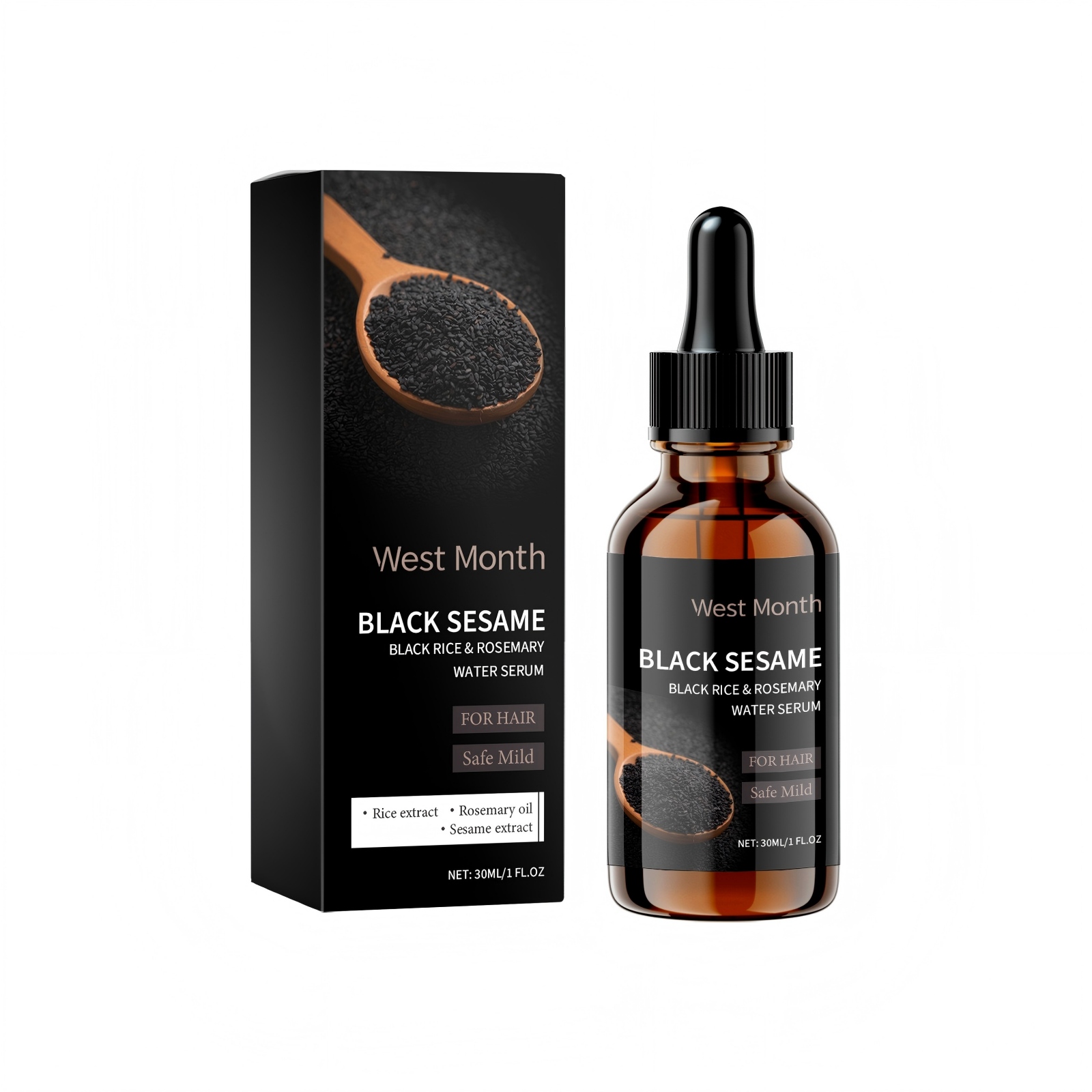 West Month Hair Growth Serum B - Hair Care Natural Products ulasan dan harga