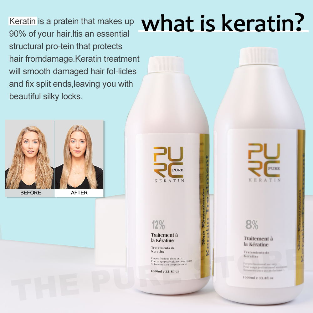 PURC 5% Keratin Smoothing Trea - Hair Care Keratin Shampoo ulasan dan harga