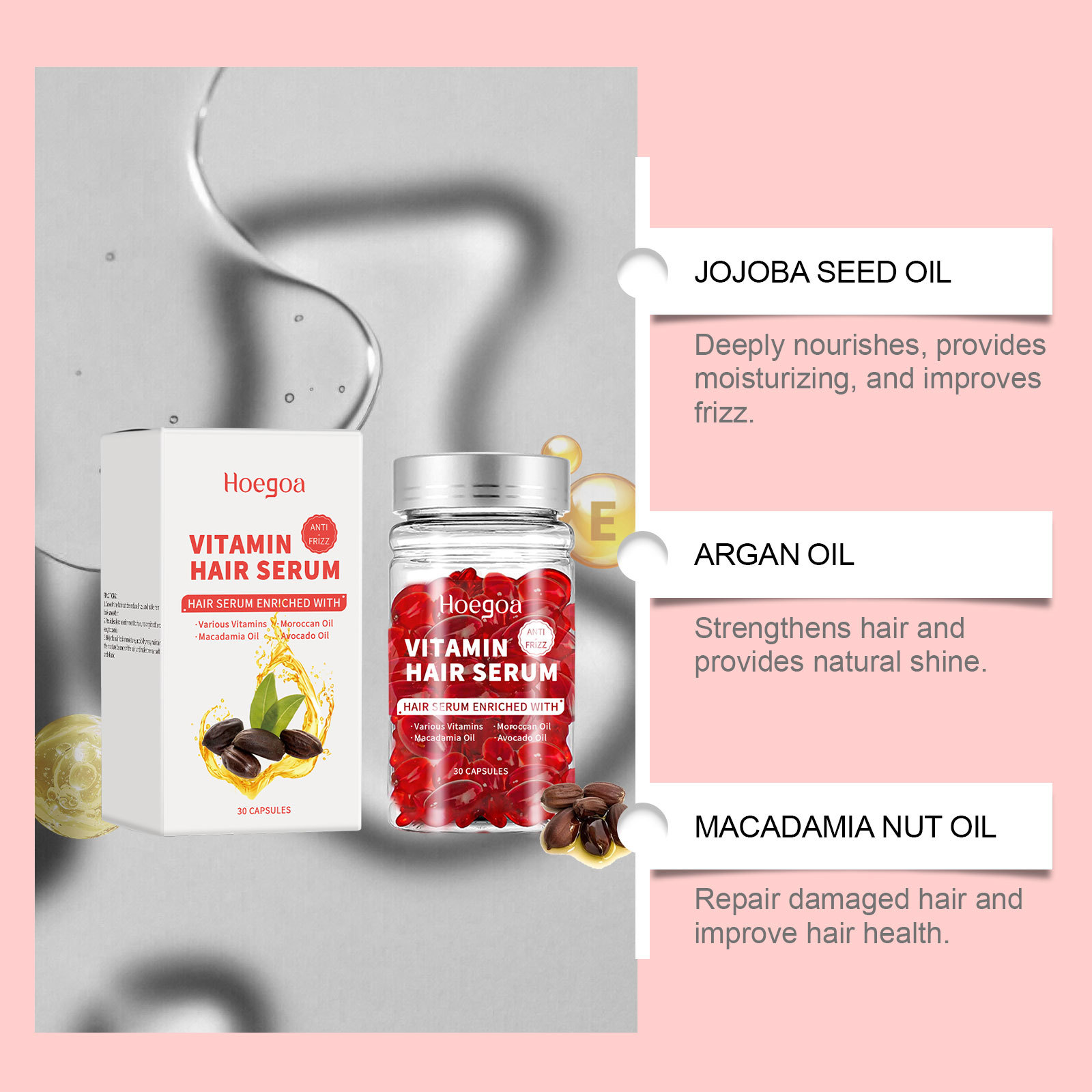 Vitamin Hair Care Serum Capsul - Hair Care Serum ulasan dan harga