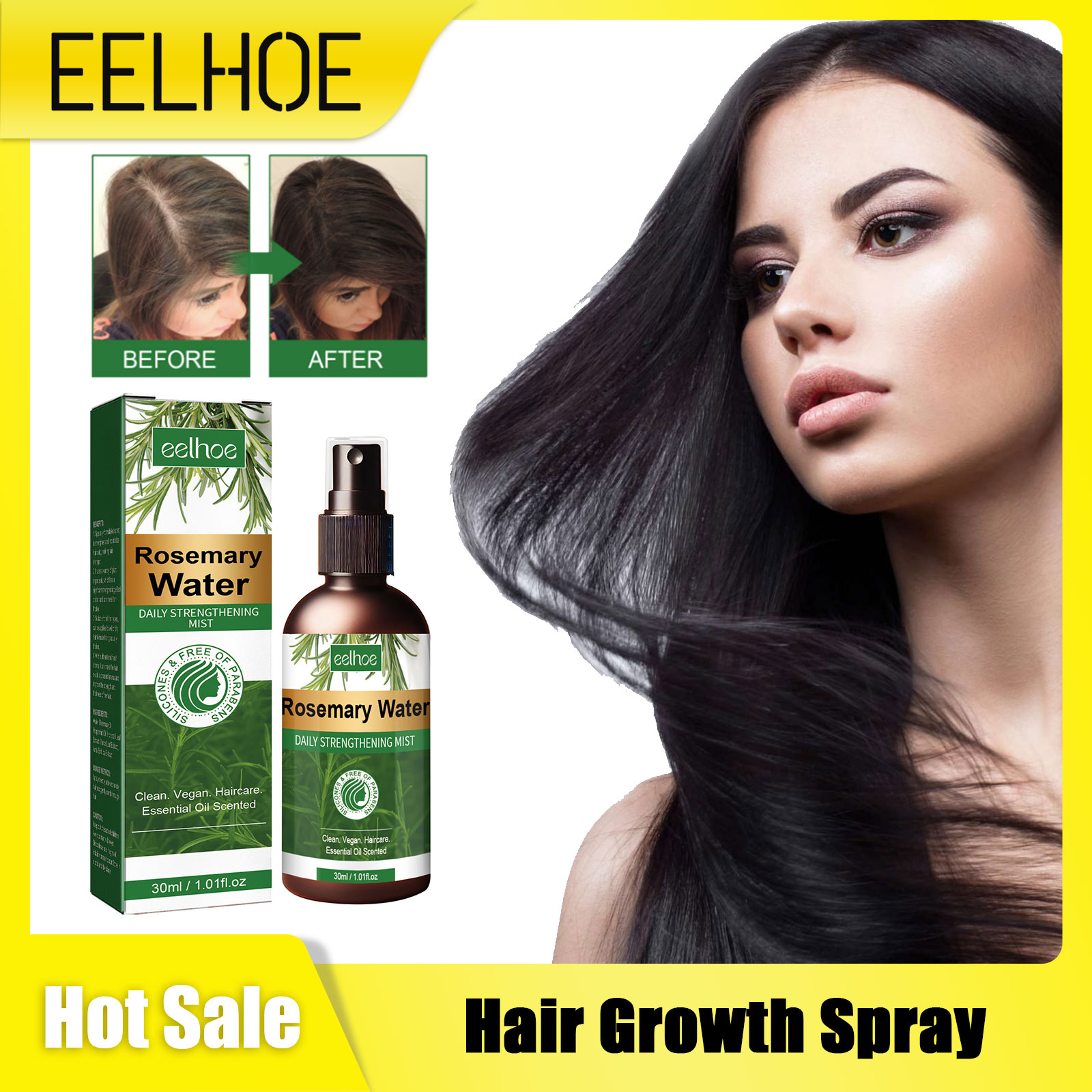 Rosemary Spray for Hair Nouris - Hair Care Natural ulasan dan harga