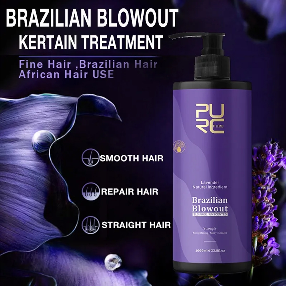 PURC Lavender 12% Brazilian Ke - Hair Care Keratin Shampoo ulasan dan harga