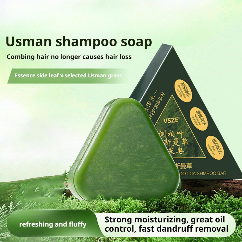 Usman Grass & Platycladus Sham - Hair Care Nature ulasan dan harga