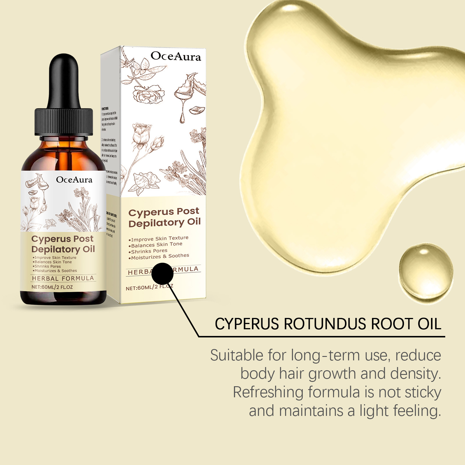 Cyperus Rotundus Hair Removal  - Hair Care Growth ulasan dan harga